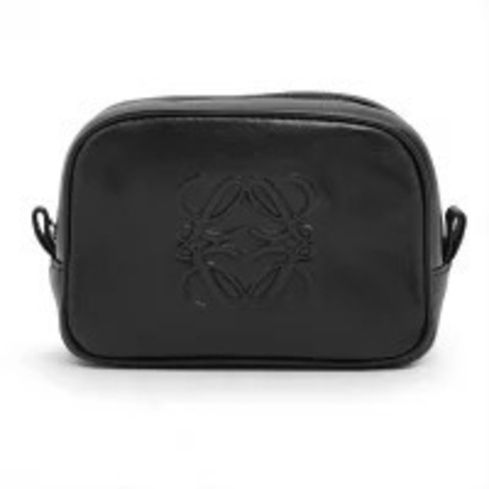 Loewe Anagram Pouch Clutch Black